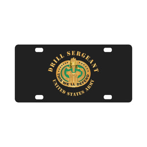 Army - Drill Sergeant X 300 Classic License Plate