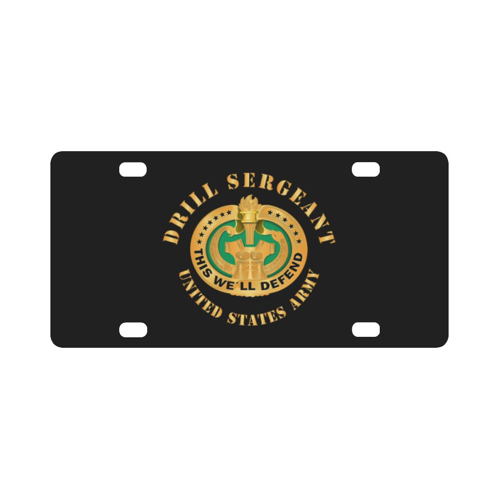 Army - Drill Sergeant X 300 Classic License Plate