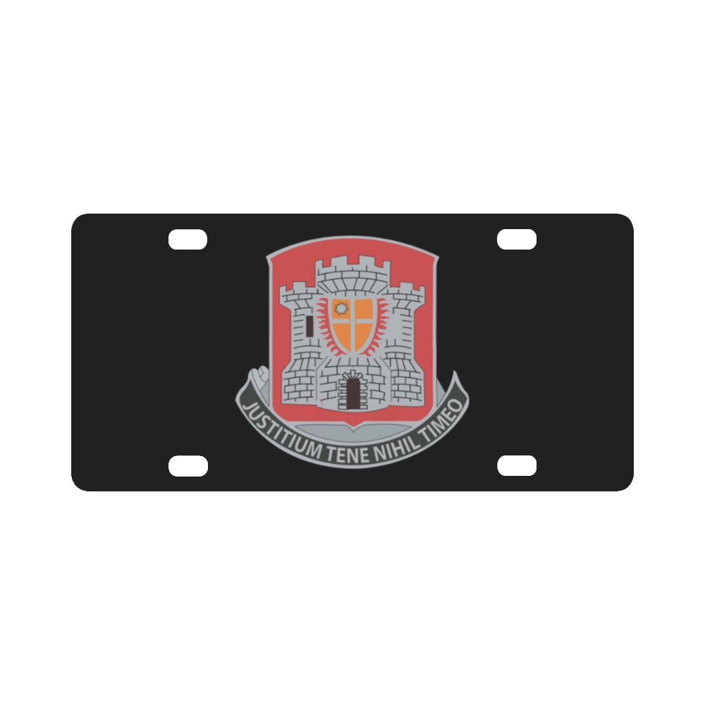 DUI - 779 Engineer Battalion wo Txt X 300 Classic License Plate