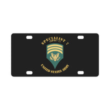 Load image into Gallery viewer, Army - Enlisted - SPEC 7 - Specialist 7 - Std X 300 Classic License Plate
