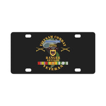Load image into Gallery viewer, Army - Vietnam Combat Infantry Vet w Vietnamese Ranger Advisor w Parachute X 300 Classic License Plate
