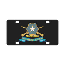 Load image into Gallery viewer, Army - 36th Infantry Regiment - DUI w Br - Ribbon X 300 Classic License Plate
