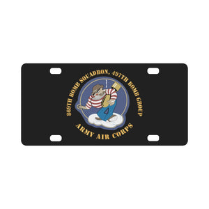 AAC - 869th Bomb Squadron, 497th Bomb Group X 300 Classic License Plate