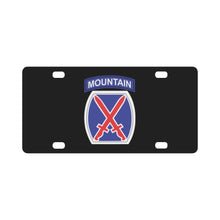 Load image into Gallery viewer, SSI - 10th Mountain Division X 300 Classic License Plate

