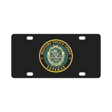 Load image into Gallery viewer, Army - Military Police Corps Regimental Crest - Veteran X 300 Classic License Plate
