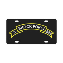 Load image into Gallery viewer, Scroll - 506th Airborne Infantry Regiment 3rd Battalion Patch Rocker - D Version Classic License Plate

