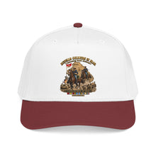 Load image into Gallery viewer, Mid Profile Baseball Cap - Army - Buffalo Soldiers in Iraq - OIF - Cavalrymen at War  w IRAQ SVC - 3D - Enhanced

