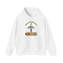 Load image into Gallery viewer, Hoodie – Army - Badge - LRRP - Tip of the Spear - Vietnam Vet w SVC - 3D - Enhanced
