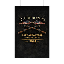 Load image into Gallery viewer, Posters - Honoring the 5th USCT, 1864 - Left
