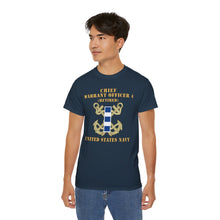 Load image into Gallery viewer, Unisex Ultra Cotton Tee - Navy - Chief Warrant Officer 4 - CW04 - Retired
