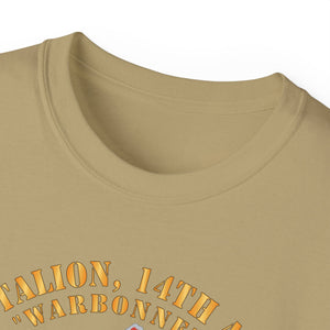 Unisex Ultra Cotton Tee - 6th Battalion, 14th Artillery Regiment - DUI - Warbonnets - VN SVC BAR - Top X 300