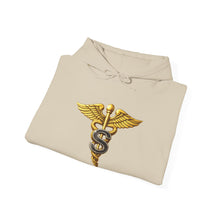 Load image into Gallery viewer, Hoodie – Army Medical Specialist Corps Branch Insignia - 3D - Enhanced
