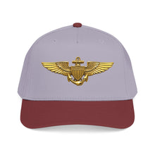 Load image into Gallery viewer, Mid Profile Baseball Cap - USCG - Aviator Badge wo txt - 3D - Enhanced
