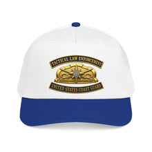 Load image into Gallery viewer, Mid Profile Baseball Cap - USCG - Tactical Law Enforcement w txt - 3D - Enhanced
