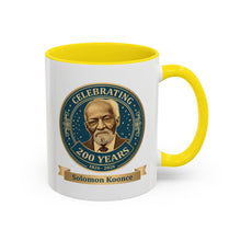 Load image into Gallery viewer, Accent Coffee Mug — "Celebrating 200 Years" Solomon Koonce Portrait (11/15 oz)
