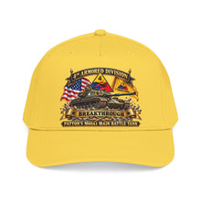 Load image into Gallery viewer, Mid Profile Baseball Cap - 4th Armored Division - PATTON'S M60A1 Main Battle Tank - Breakthrough Division
