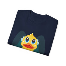 Load image into Gallery viewer, Unisex Ultra Cotton Tee - Yellow Rubber Duck - Front with Water - First Sergeant
