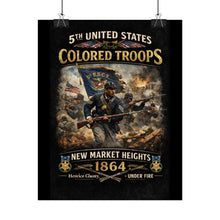 Load image into Gallery viewer, Posters - Honoring the 5th USCT at New Market Heights- Poster
