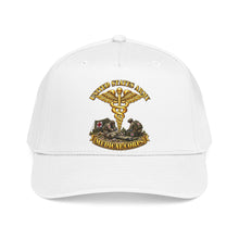 Load image into Gallery viewer, Mid Profile Baseball Cap - Army - Medical Corps - US Army w Scene - 3D - Enhanced
