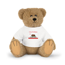 Load image into Gallery viewer, Plush Toy with T-Shirt - California Baby with California Flag

