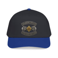 Load image into Gallery viewer, Mid Profile Baseball Cap - USCG - Boarding Officer w txt - 3D - Enhanced
