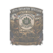 Load image into Gallery viewer, 18th Infantry Division Division Collage 3D Kiss-Cut Sticker
