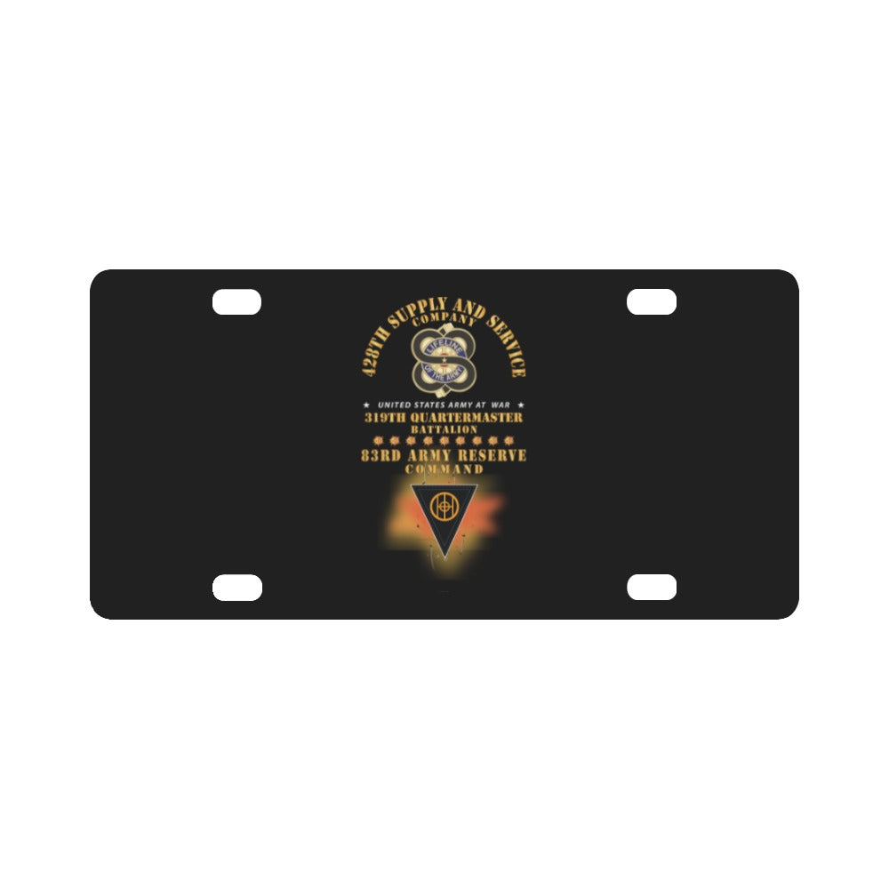 Army - 428th S&S Co - 319th QM Bn - 83rd ARCOM X 300 Classic License P ...