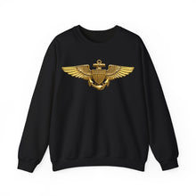 Load image into Gallery viewer, Crewneck Sweatshirt - USCG - Aviator Badge wo txt - 3D - Enhanced
