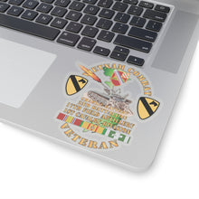 Load image into Gallery viewer, Kiss-Cut Sticker - Army - Charlie Battery.2nd Battalion,17th Field Artillery - w  1st Cavalry Div - M110 8in SP - Vietnam Vet w VN SVC X 300
