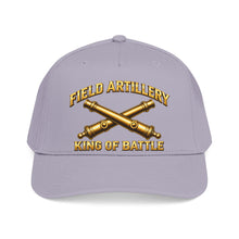 Load image into Gallery viewer, Mid Profile Baseball Cap - Field Artillery - King of Battle - 3D - Enhanced
