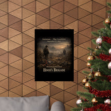 Load image into Gallery viewer, Matte Poster - 1st Texas Infantry in the cornfield - The Cornfield at Antietam, 1862 - Back
