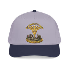Load image into Gallery viewer, Mid Profile Baseball Cap - Army - Medical Corps - US Army w Scene - 3D - Enhanced
