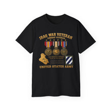 Load image into Gallery viewer, Unisex Ultra Cotton Tee - Army - Iraq War Veteran - 3rd Infantry Division - 3D - Enhanced
