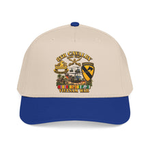 Load image into Gallery viewer, Mid Profile Baseball Cap - Army - 8th Cavalry (Air Cav) - 1st Cav Division w VN SVC - 3D - Enhanced
