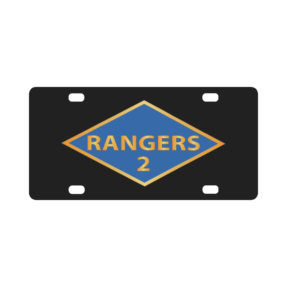 SSI - 2nd Ranger Battalion - Ranger Diamond - WWII X 300 Classic Licen ...