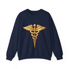 Load image into Gallery viewer, Crewneck Sweatshirt - Army Medical Corps Branch Insignia - 3D - Enhanced
