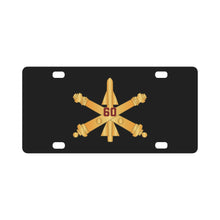 Load image into Gallery viewer, Army - 60th Air Defense Artillery w Number Br wo Txt X 300 Classic License Plate

