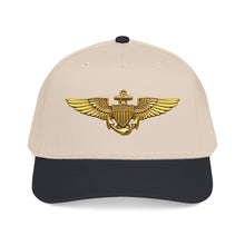 Load image into Gallery viewer, Mid Profile Baseball Cap - USCG - Aviator Badge wo txt - 3D - Enhanced
