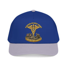 Load image into Gallery viewer, Mid Profile Baseball Cap - Army - Medical Corps - US Army w Scene - 3D - Enhanced
