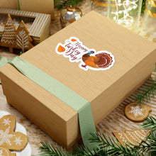 Load image into Gallery viewer, Kiss-Cut Stickers - Happy Turkey Day - Thanksgiving
