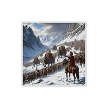 Load image into Gallery viewer, Acrylic Wall Art Panel - Hannibal Crossing the Alps to Atttack Rome
