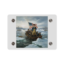 Load image into Gallery viewer, Acrylic Wall Art Panel - Washington Crossing the Delaware duing the Revolutionary War
