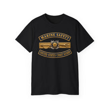 Load image into Gallery viewer, Unisex Ultra Cotton Tee - USCG - Marine Safety - Auxiliary w txt - 3D - Enhanced
