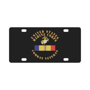 USMC - CAR - Combat Veteran X 300 Classic License Plate