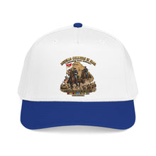 Load image into Gallery viewer, Mid Profile Baseball Cap - Army - Buffalo Soldiers in Iraq - OIF - Cavalrymen at War  w IRAQ SVC - 3D - Enhanced
