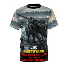 Load image into Gallery viewer, AOP - 333rd Artillery Bn WWII - Last Stand - Defense of Bastogne - Cut &amp; Sew Tee - Customized - JDC
