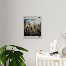 Load image into Gallery viewer, Acrylic Wall Art Panel - Hannibal Battling the Roman Legions as he Enters Rome

