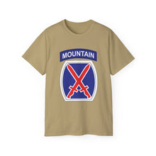 Load image into Gallery viewer, Unisex Ultra Cotton Tee - SSI - 10th Mountain Division X 300
