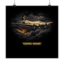Load image into Gallery viewer, 775th Bomb Squadron Matte Poster — 'Going Home' Vintage WWII Aviation Print
