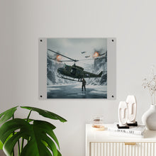 Load image into Gallery viewer, Acrylic Wall Art Panel - Rescue Mission from Majon-ni and Samdong-ni attack - Korean War
